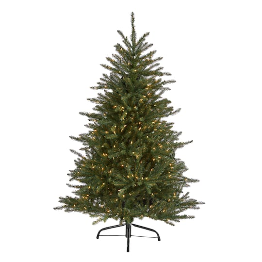 5ft. Pre-Lit Napa Valley Fir Artificial Christmas Tree, Clear LED Lights